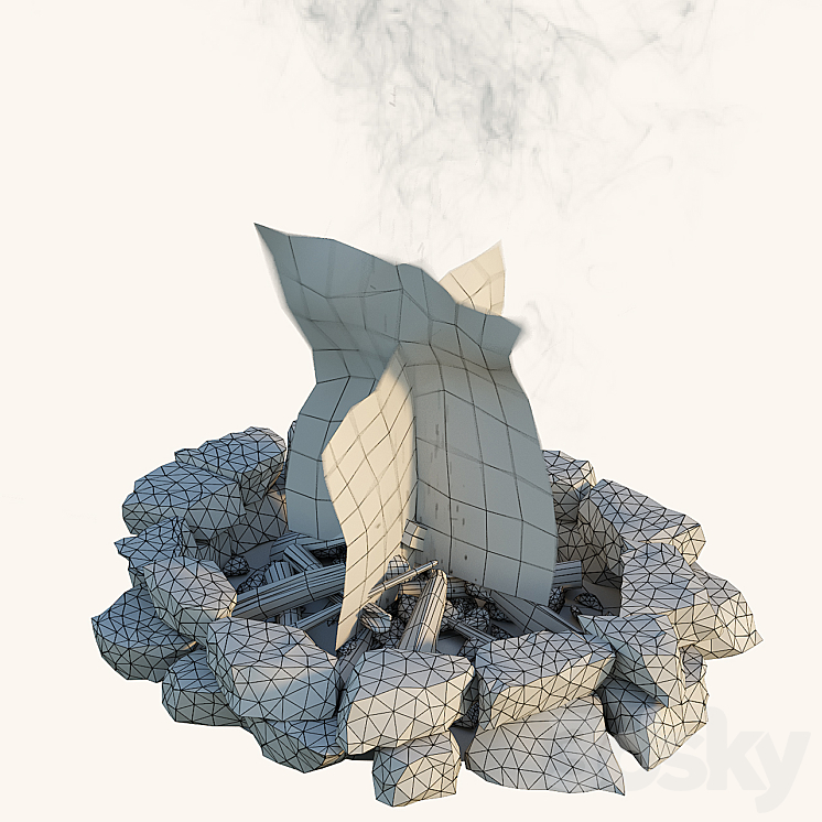 Bonfire 3D Model