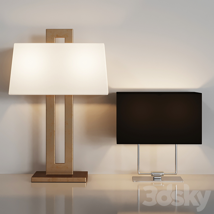 Table lamp by Dantone Home 01 3DS Max - thumbnail 1