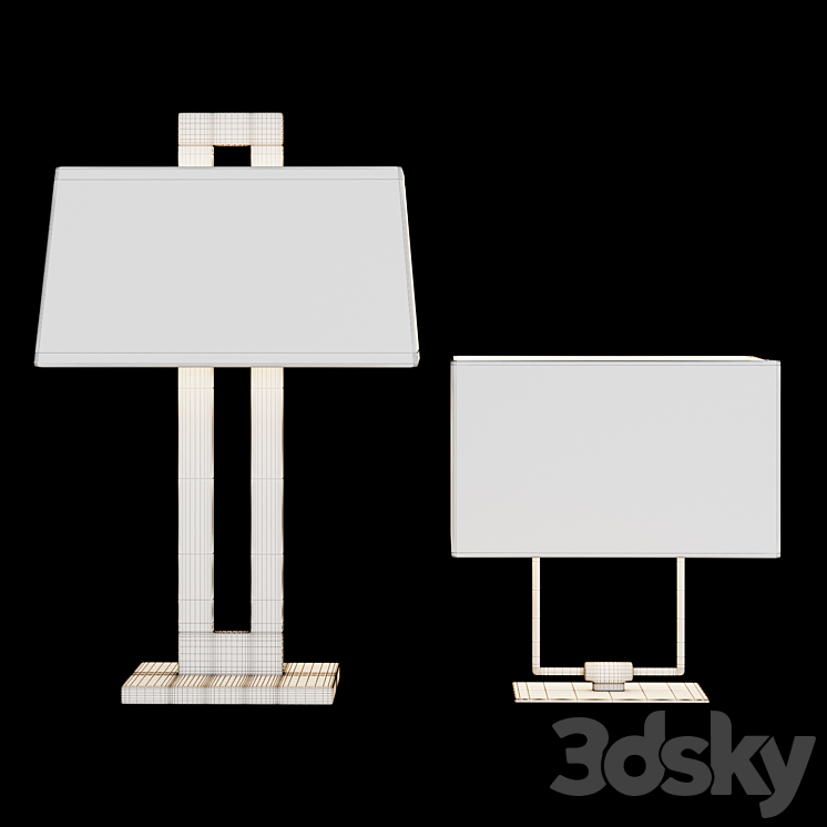 Table lamp by Dantone Home 01 3DS Max - thumbnail 2