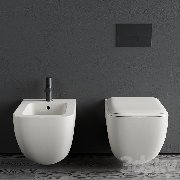 Ceramica Cielo Shui Comfort Wall-Hung WC 3D Model