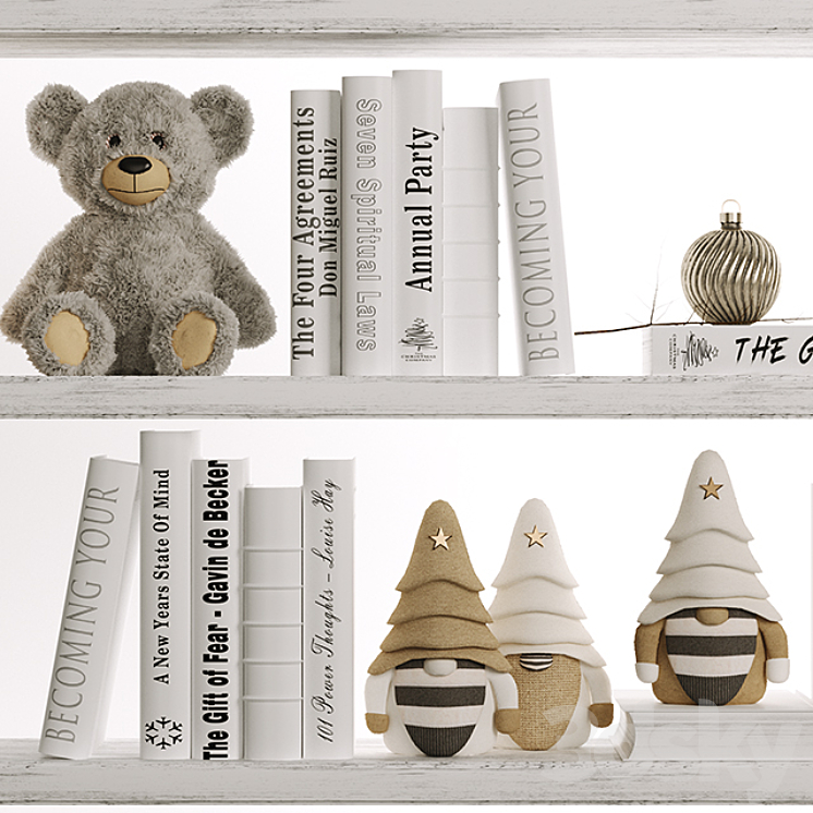 Decorative set 3D Model