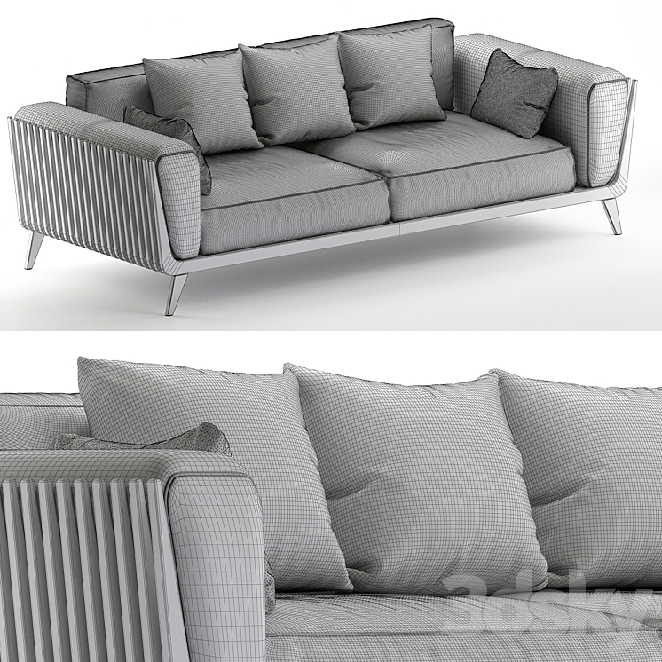 Parametric Sofa Project 3D Model