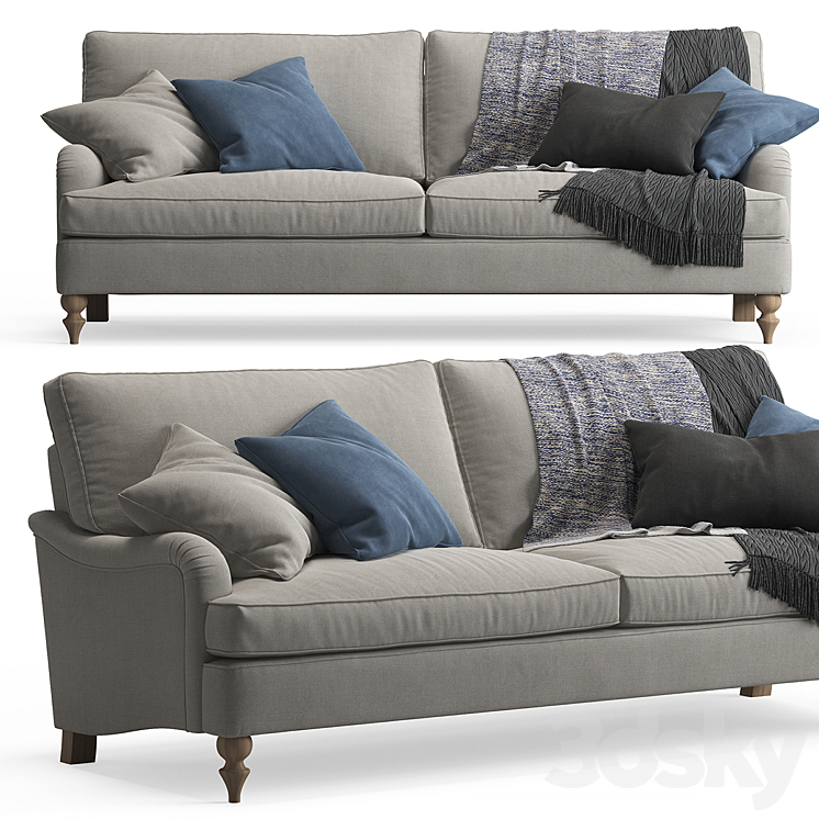 Florence 2-seat Sofa by Love Your Home 3DS Max - thumbnail 2