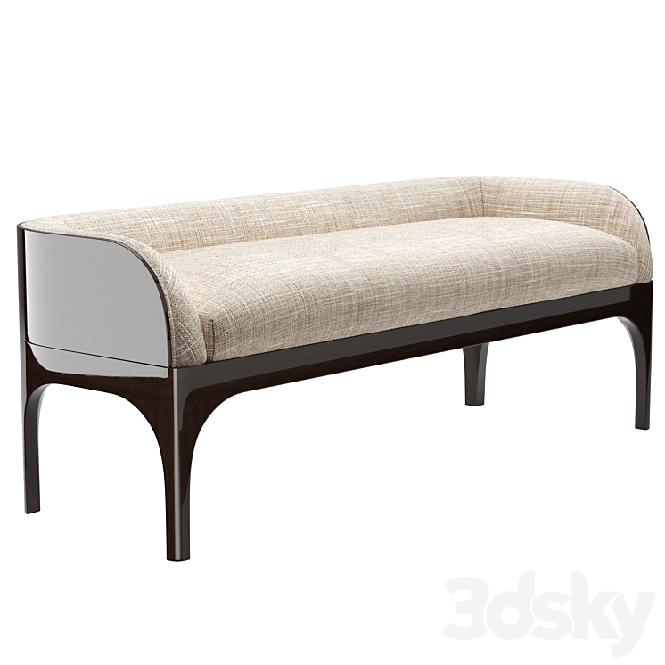 Gorsia buda bed bench 3D Model