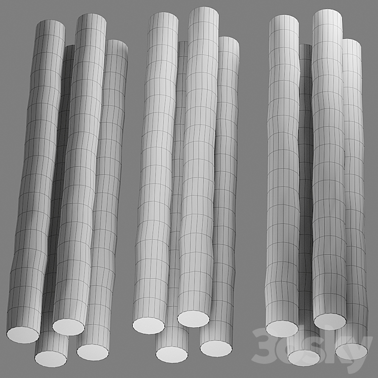 log 3D Model