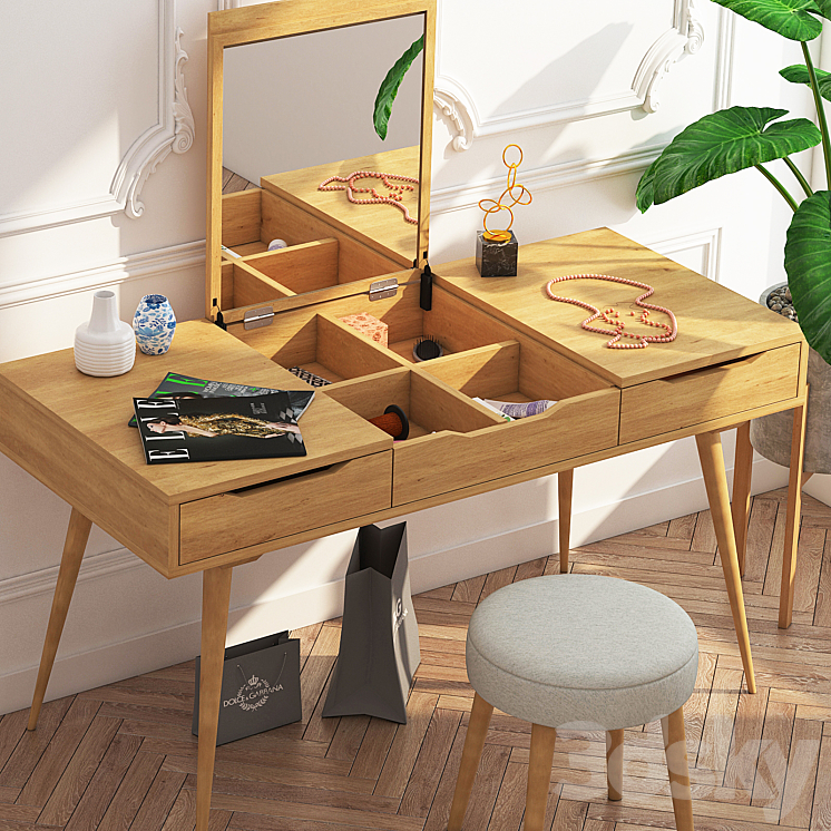 Console table Dressing table 3D model