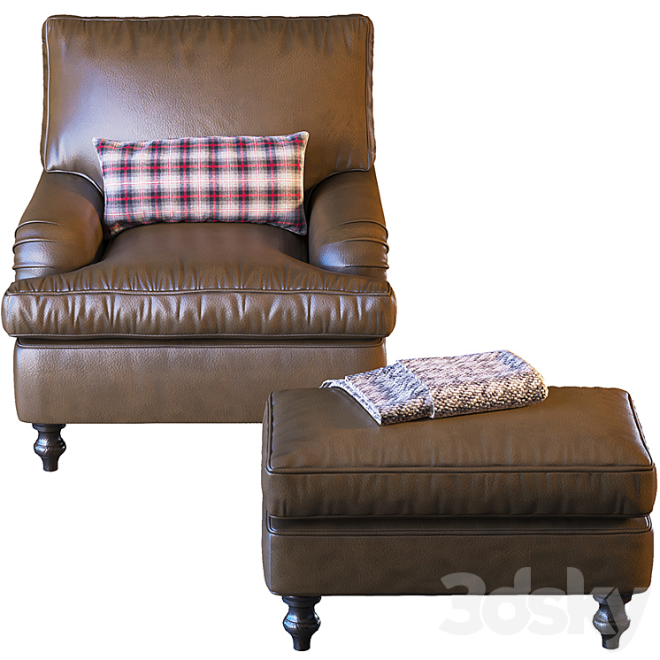 Mantellassi minerva armchair 3D Model