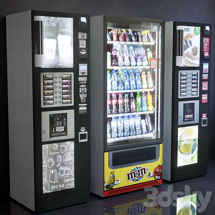 Showcase 013. Vending machine 3D Model