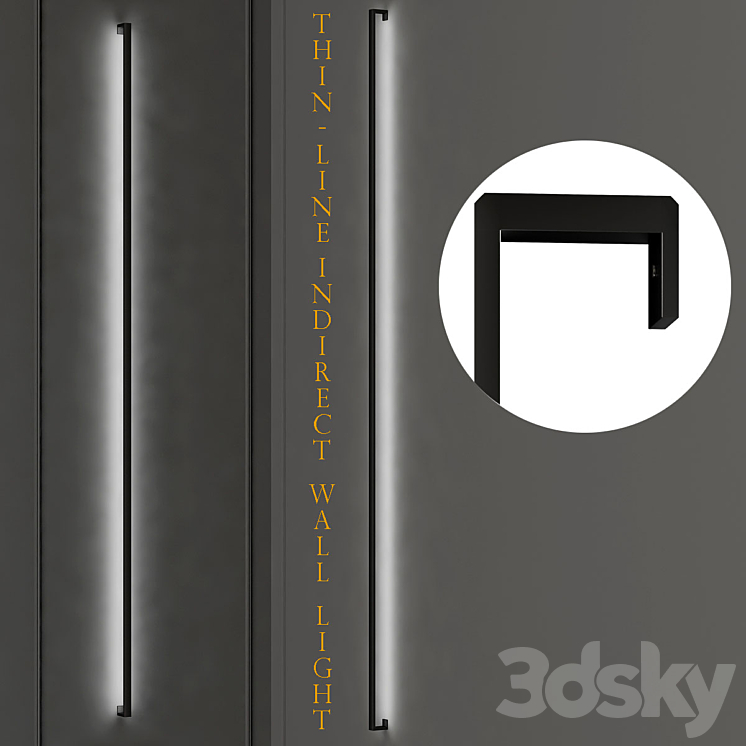 thinlineindirectwalllight 3DS Max - thumbnail 1
