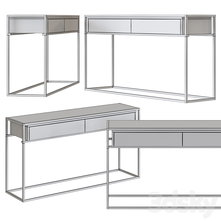 NV Gallery Devon Console 3D Model