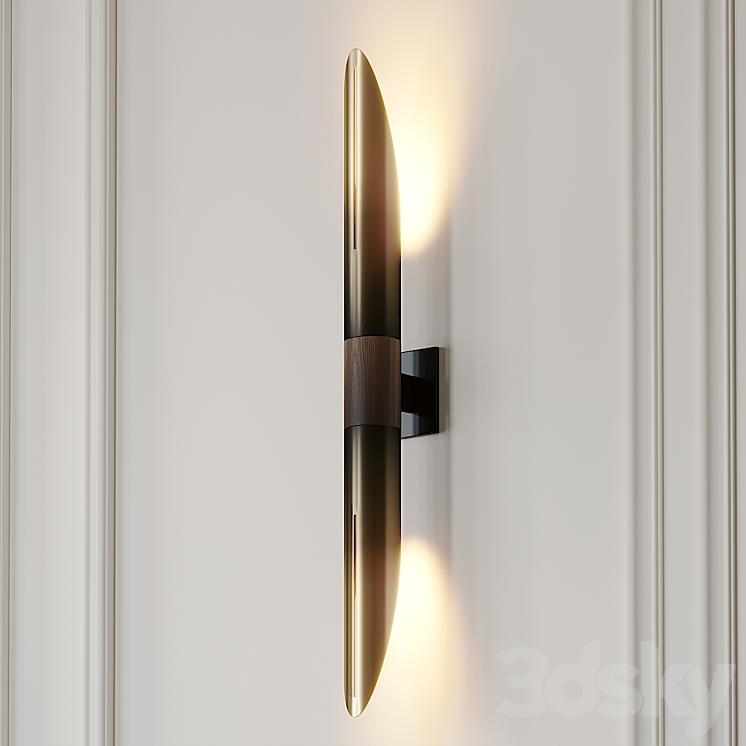 [3DSKY] VOYAGER 33 Inch Wall SCONCE By Allied Maker 3D Model | NEW ...