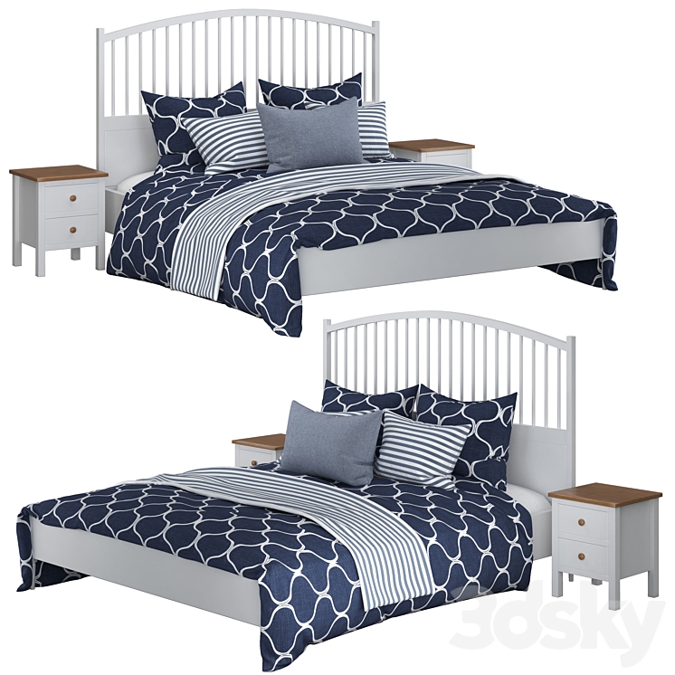 IKEA Tyssedal bed - Bed - 3D model