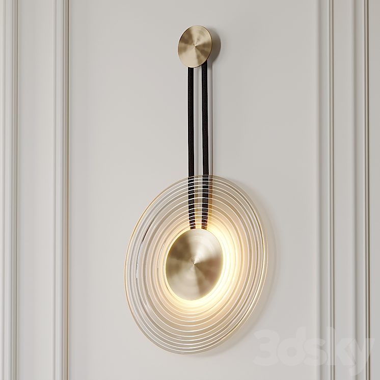 Solar Wall Sconce by Chelsom 3DS Max - thumbnail 2