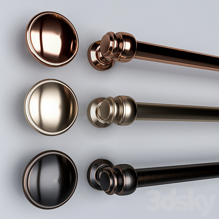 Furniture handles R16 3D Model