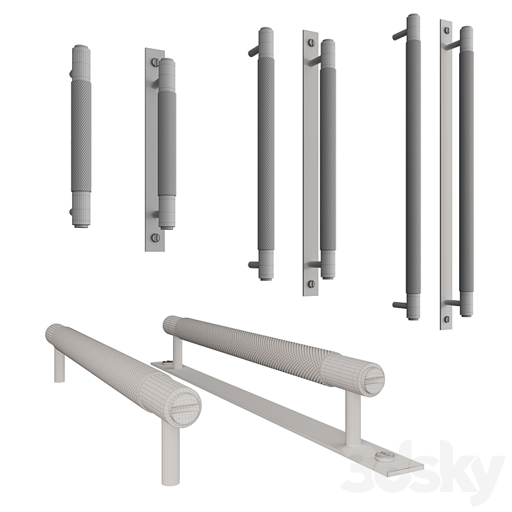 Buster + Punch PULL BAR 3D Model