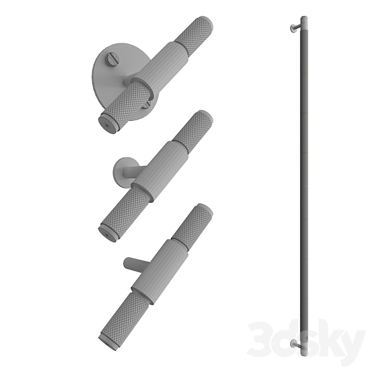 Buster + Punch T-BAR and CLOSET BAR 3D Model