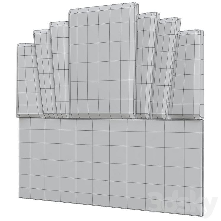Gatsby art deco headboard - Other - 3D model