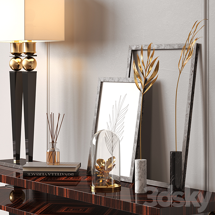 Console KORP K by Capital Collections 3D Model