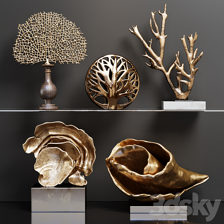 Decor Set 62（model:2647779_Bioform_Vray,Corona）