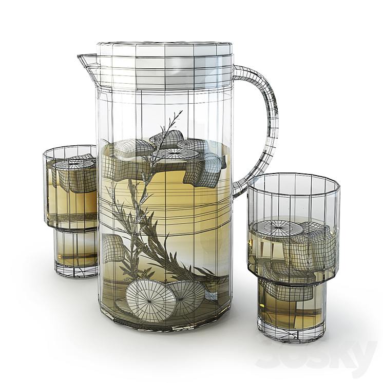 Cold drink 3DS Max - thumbnail 2