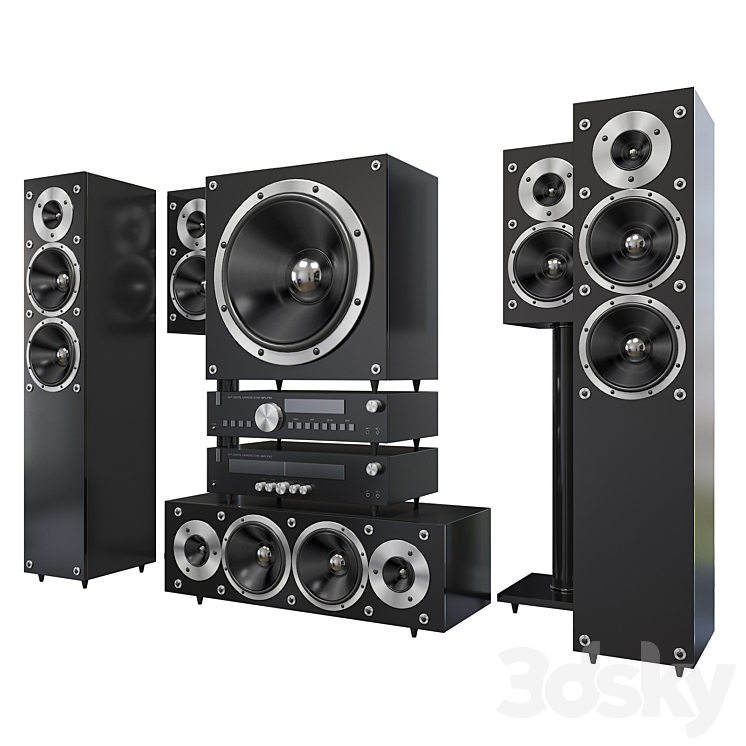 Acoustic system 3D Model