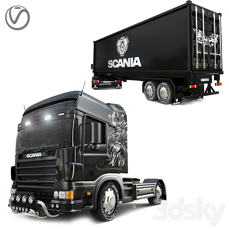 Scania 01 3D Model