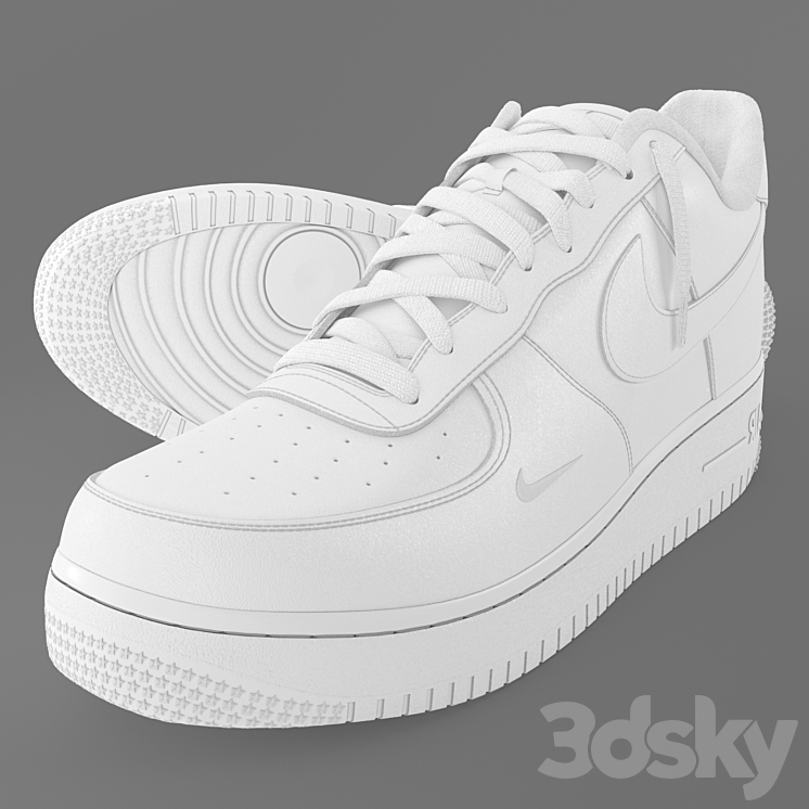 proposition Slump sharply Nike Air Force 1 - Footwear - 3D model