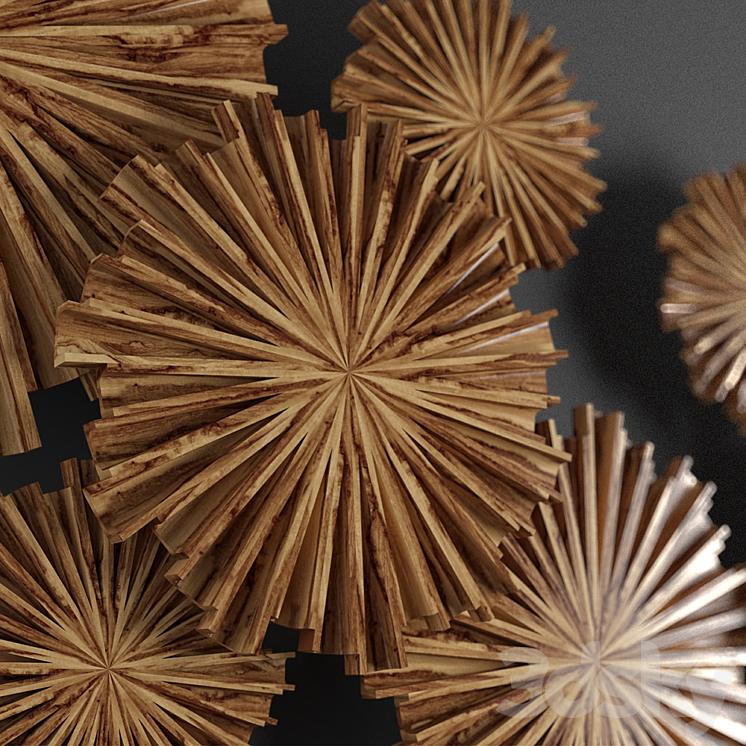 circle wood 3D Model