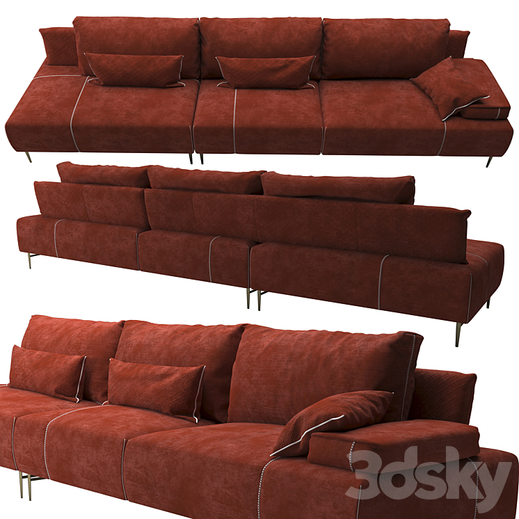 Sofa SAKS 3D Model