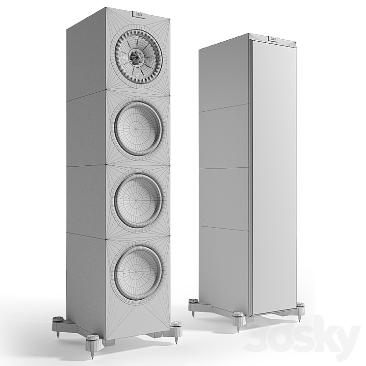 Acoustics KEF Q950 3D Model