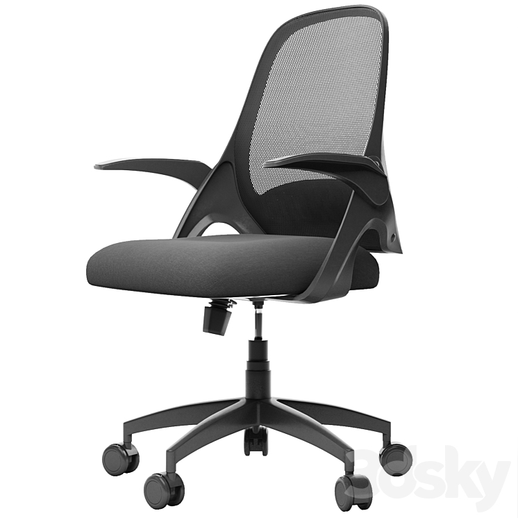 Hbada task desk chair 3D Model
