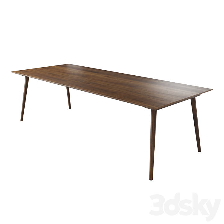 &Tradition In Between SK6 Dining Table 3D Model