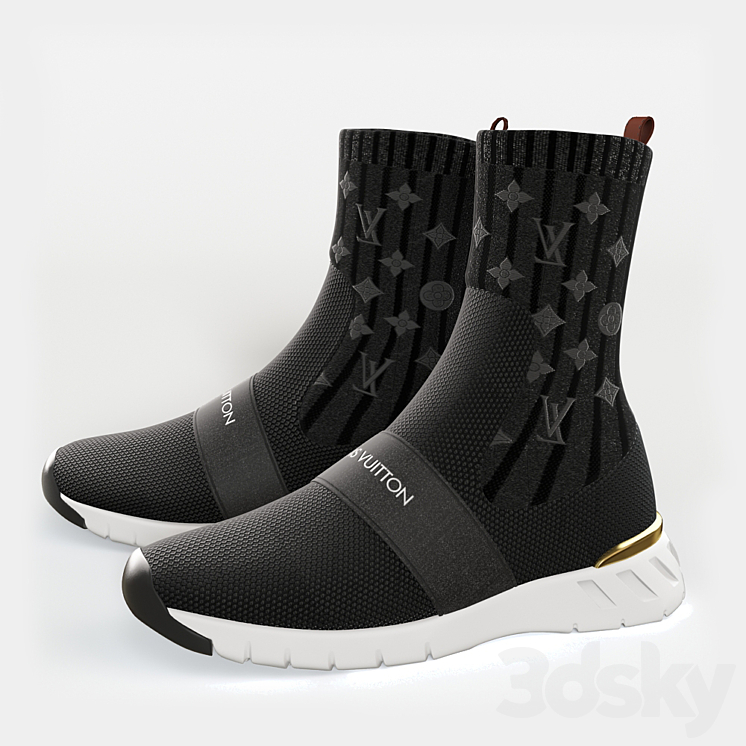 louis vuitton AFTERGAME SNEAKER BOOT 3DS Max - thumbnail 1