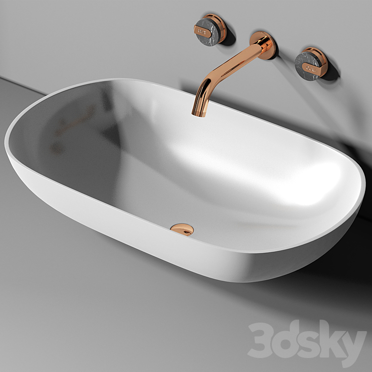 sink Planit Concave basin & Graff Mod plus faucet 2 3DS Max - thumbnail 2