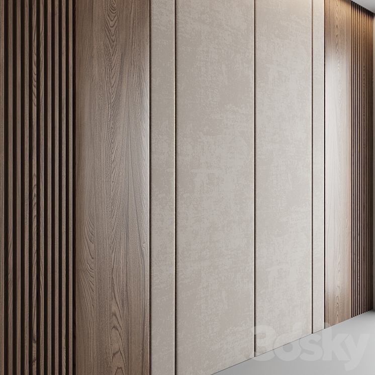 Decorative panel set 1 3D Model