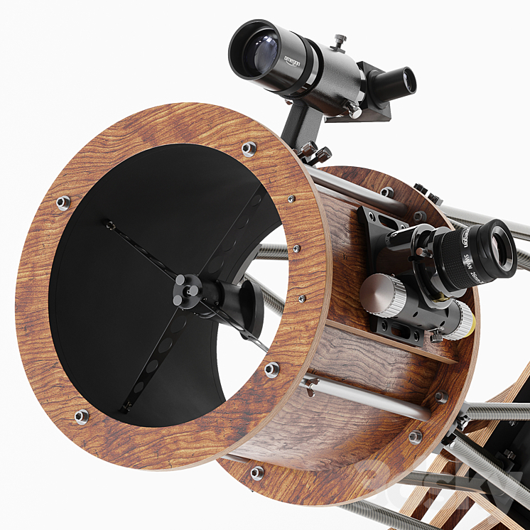 250 mm. dobson mount telescope 3D Model