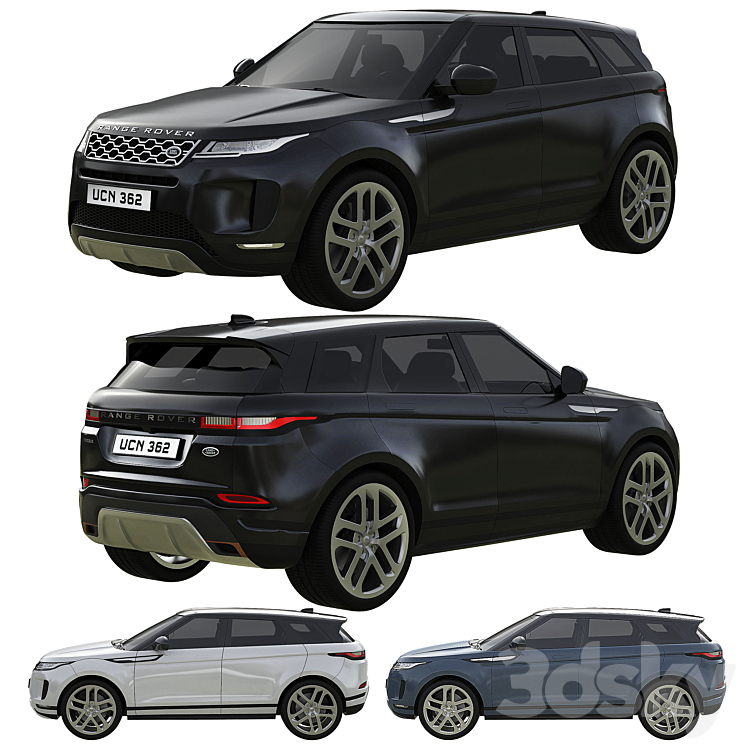Range Rover Land Rover Evoque 3DS Max - thumbnail 1