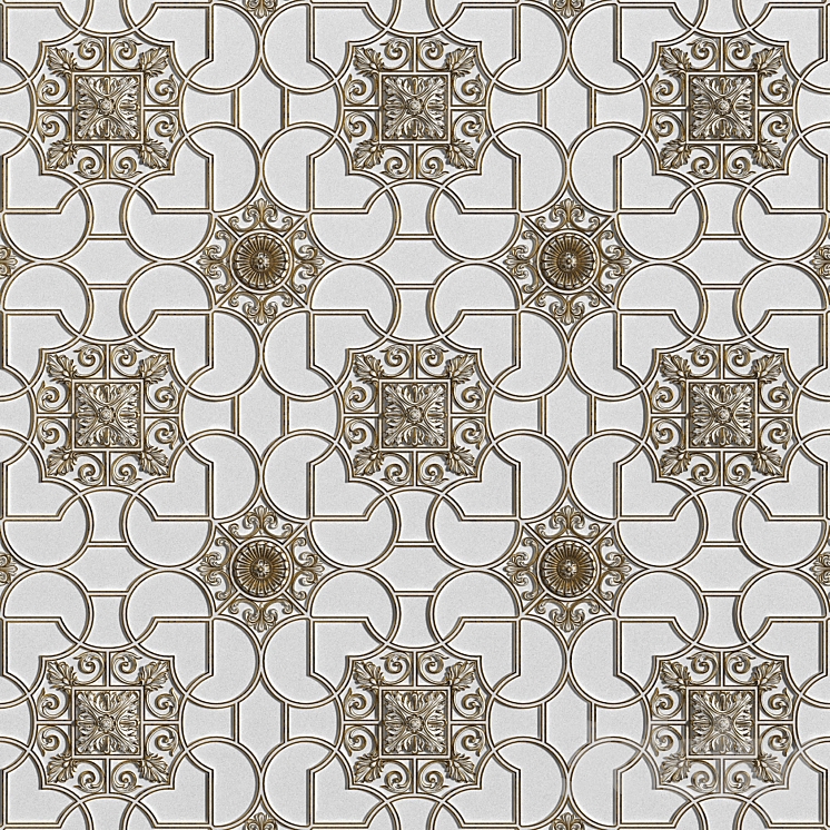Ceiling moldings 3344 3D Model