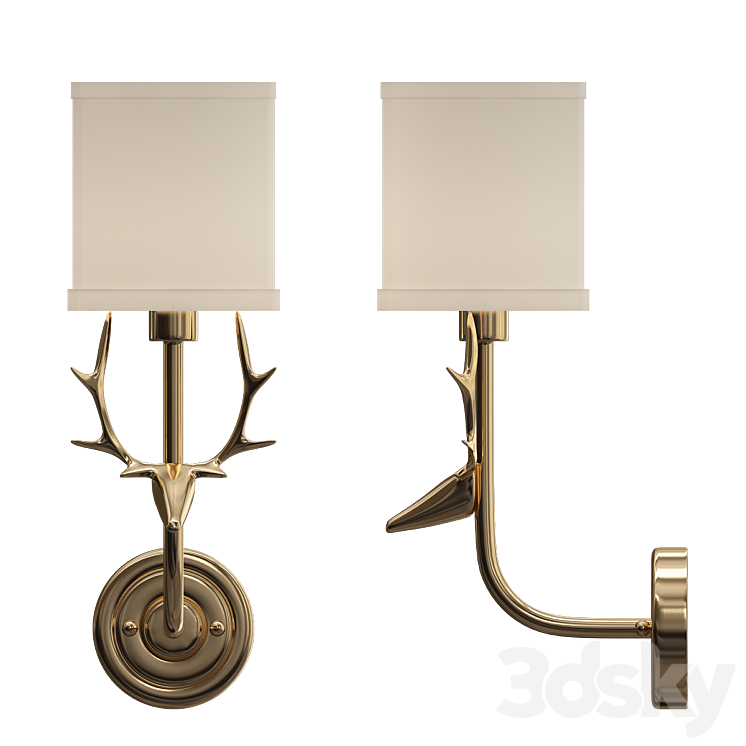 antlers 3D Model