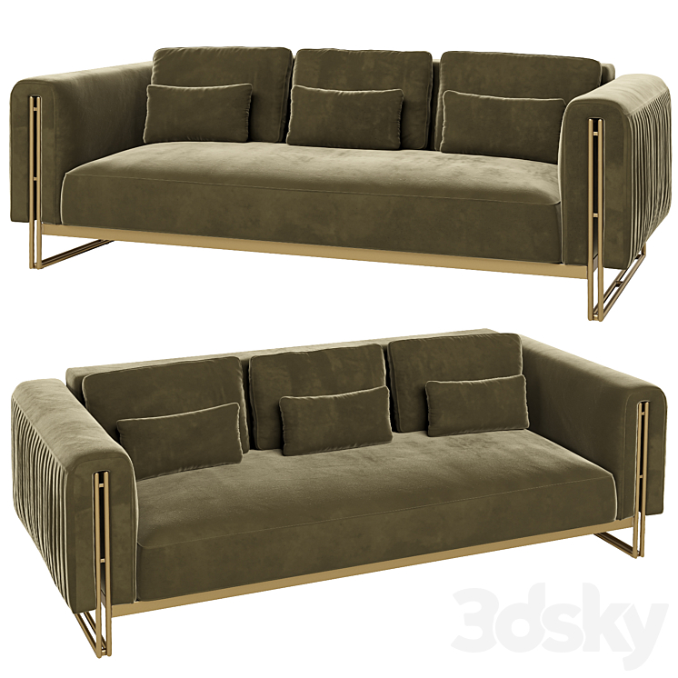 Sofa Fatal Sunpan 3D Model