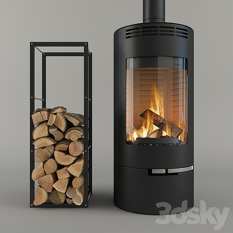 Thorma Andorra Fireplace 3DS Max - thumbnail 1