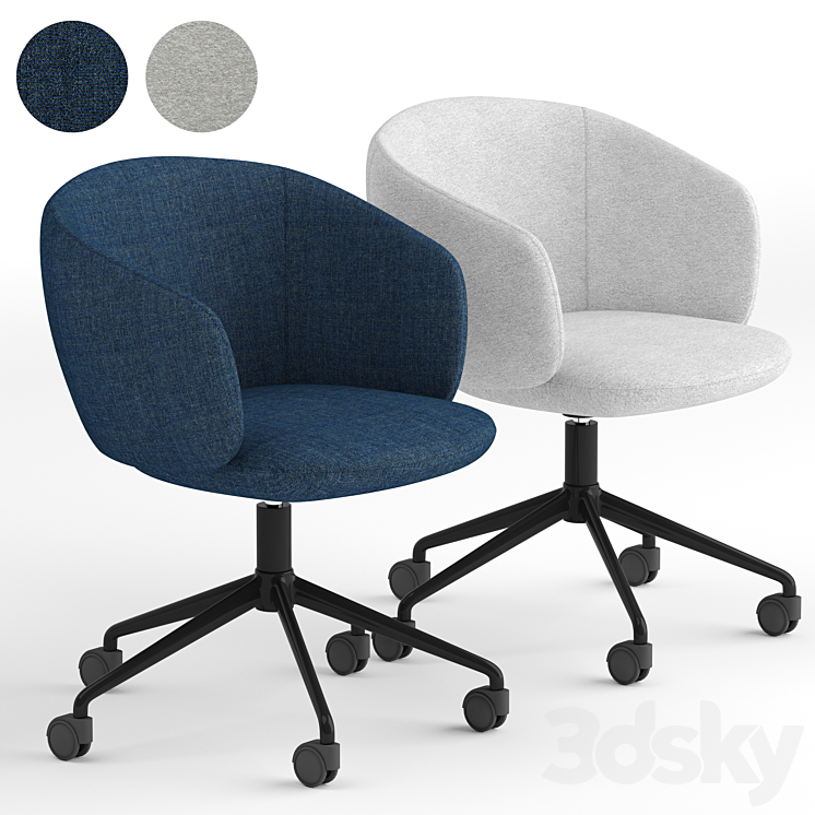 True Design Not office chair 3DS Max - thumbnail 1