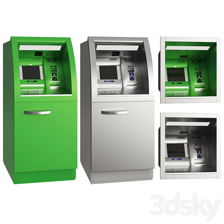 ATM machine 3DS Max - thumbnail 1