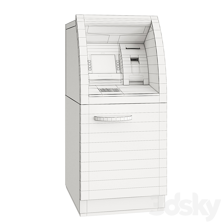 ATM machine 3DS Max - thumbnail 2