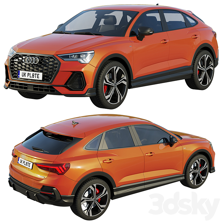 Audi Q3 Sportback 2020 3D Model