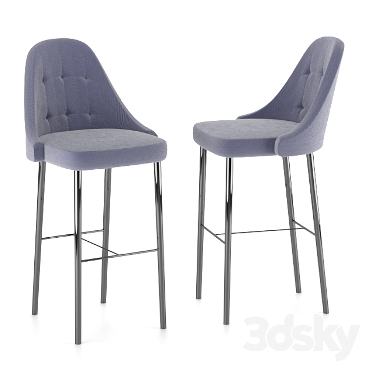 Bar stool Chair 3D model