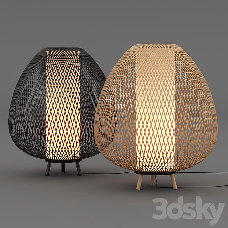 Ay illuminate Twiggy Egg 3D Model