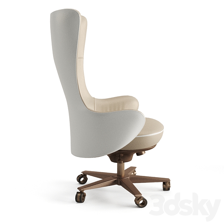 Giorgetti genius office chair 3DS Max - thumbnail 2