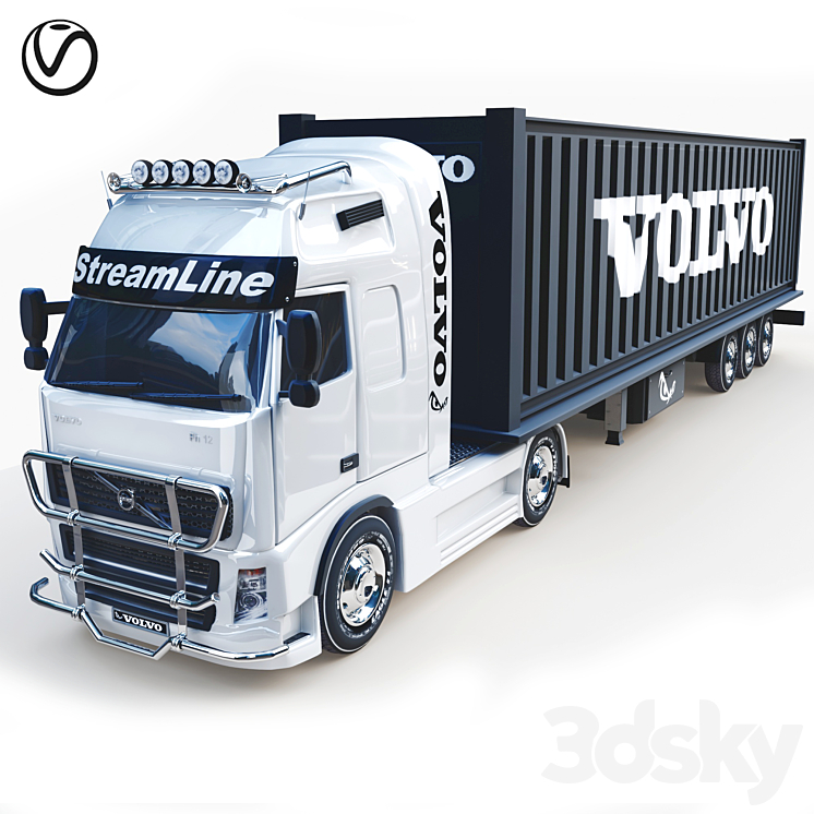 Volvo FH12 3DS Max - thumbnail 2