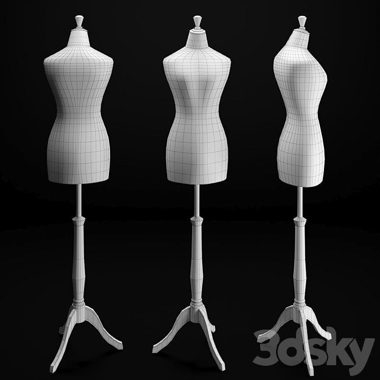 Tailor's mannequin 3D Model
